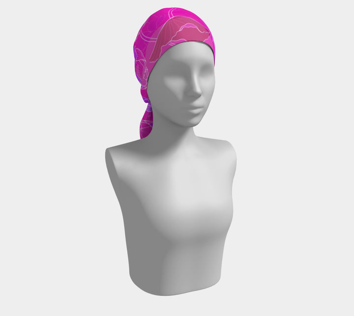 Long Scarf - Winter Lotus