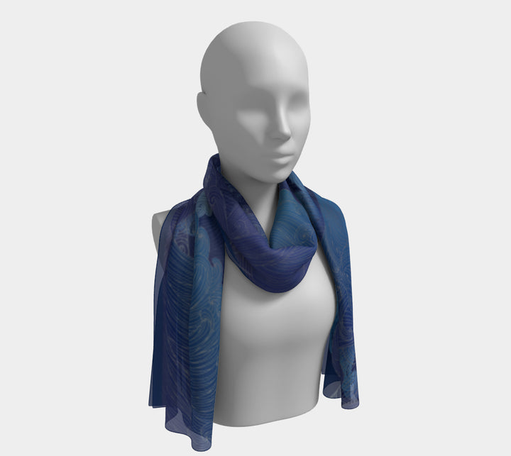 Long Scarf - Winter Wave