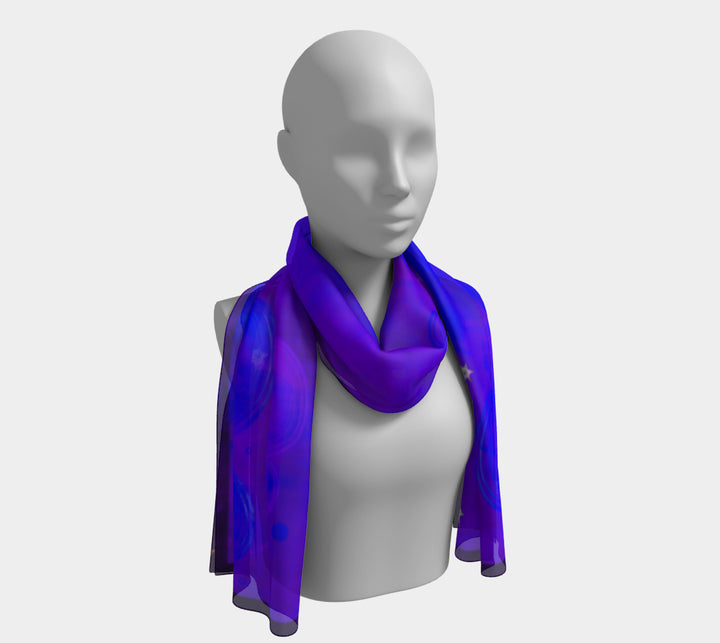 Long Scarf - Winter Skies