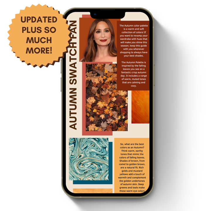 Autumn Digital Swatch Download-Color Me Beautiful