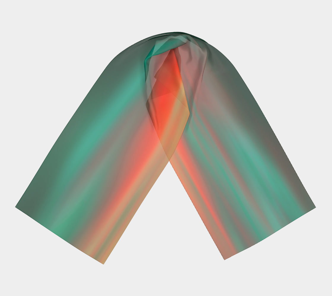 Long Scarf - Autumn Sunrise