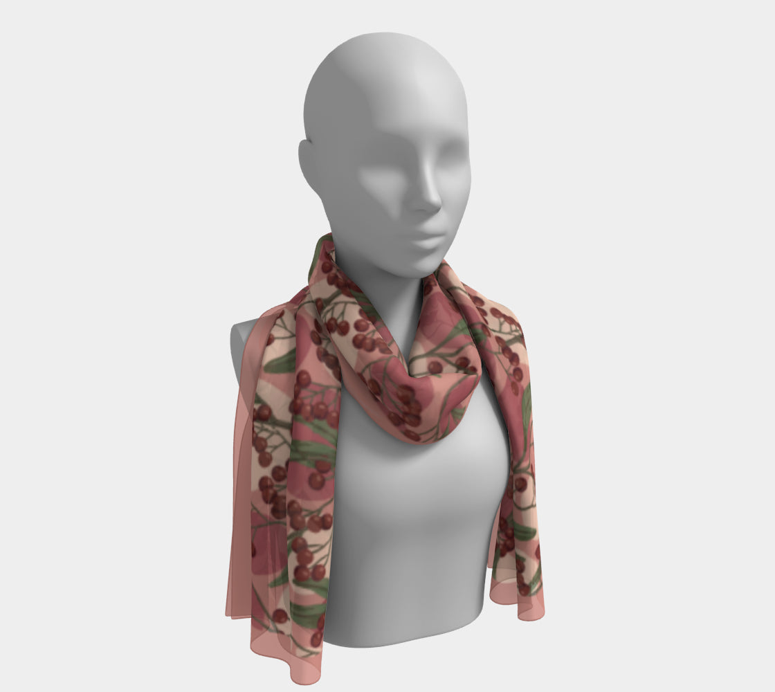 Long Scarf - Summer Berries Jubilee