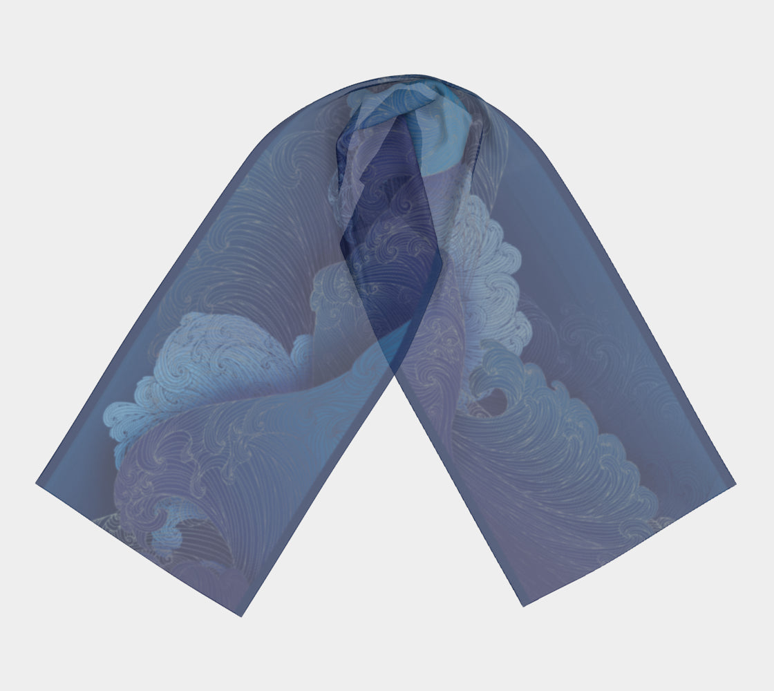 Long Scarf - Winter Wave