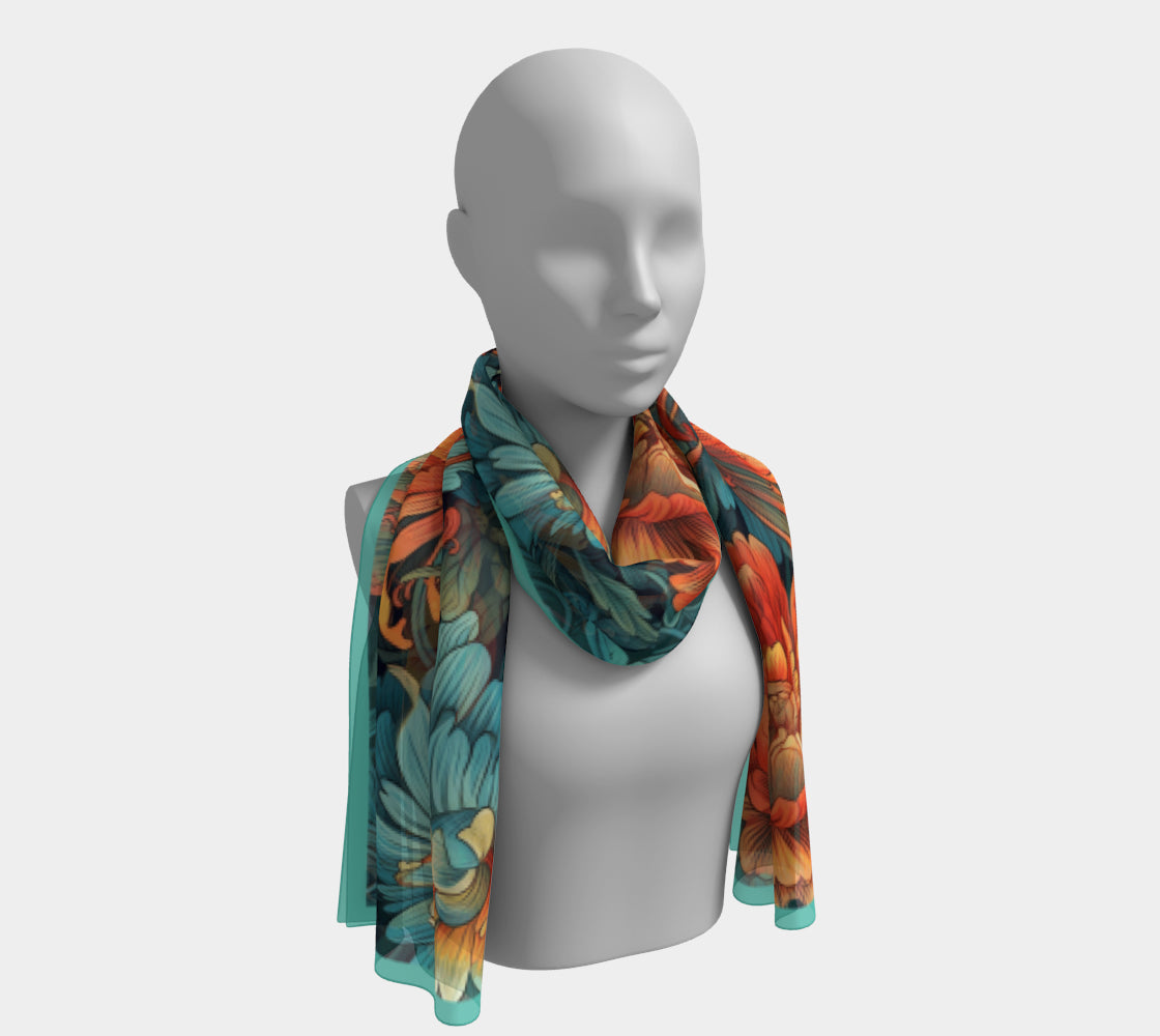 True Spring Color Scarf Spring Jardin (2) Scarf | Long Scarf | Color Me Beautiful