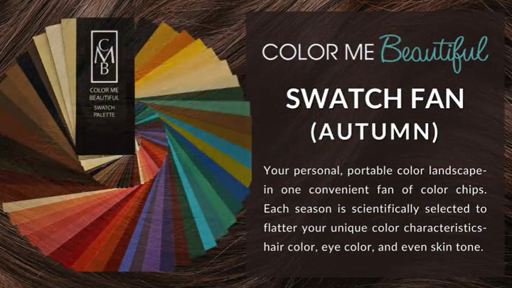 Autumn Swatch Palette | Personalized Color Guide for Selecting Clothing, Makeup and Accessories