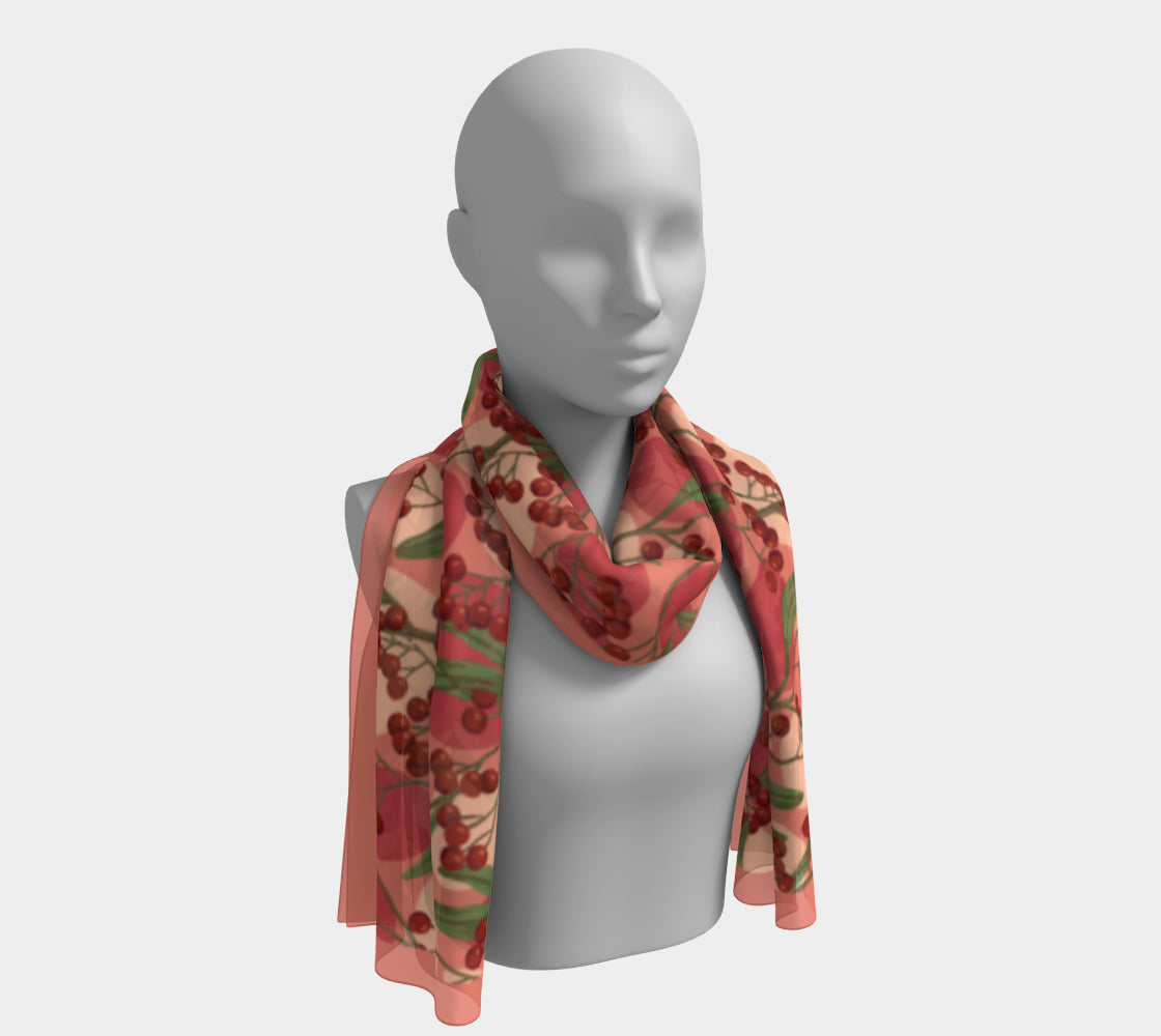 Long Scarf - Autumn Berries Jubilee