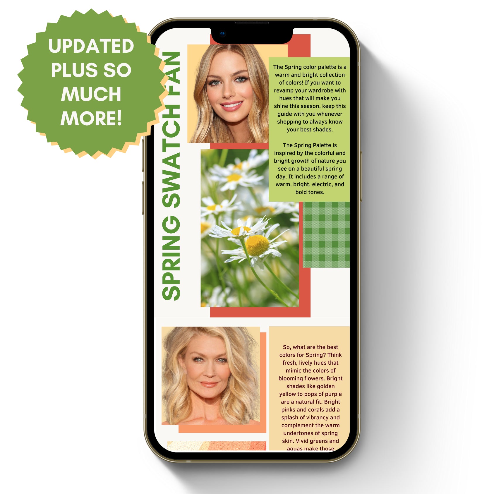 Spring Digital Swatch Download | Seasonal Color Analysis for Makeup ...