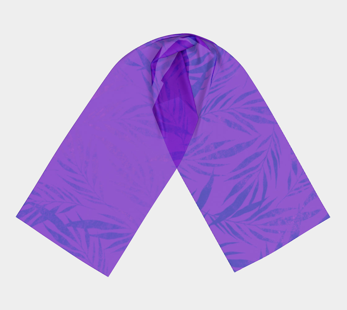 Long Scarf - Winter Raw Silk