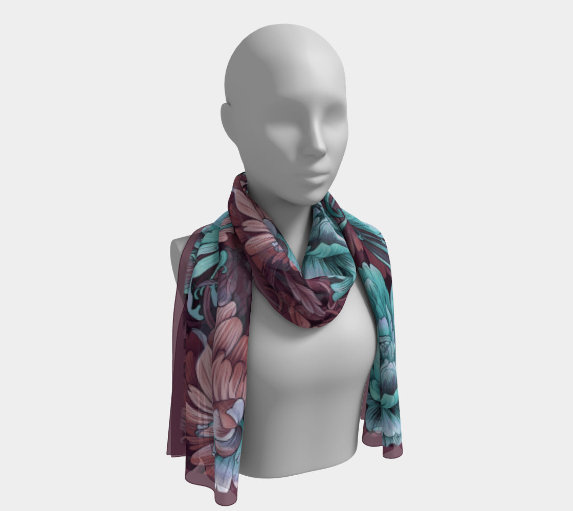 Long Scarf - Summer Jardin Scarf