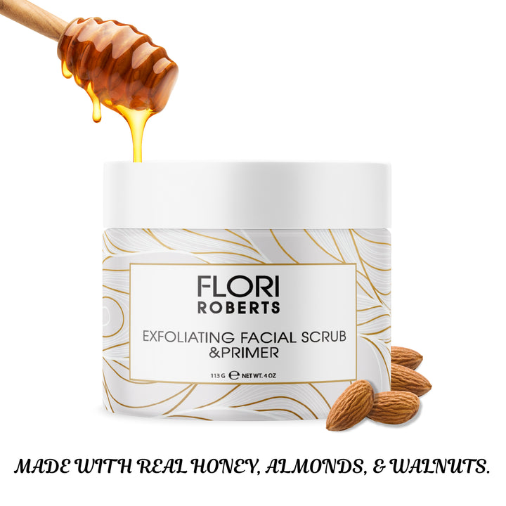 Skin Care - Exfoliating Facial Scrub & Primer