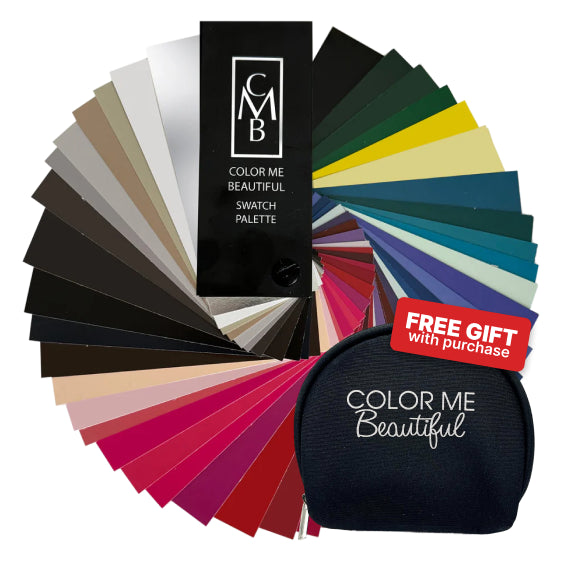 Swatch Fan - Winter Swatch Palette | Personalized Color Guide For Selecting Clothing, Makeup And Accessories