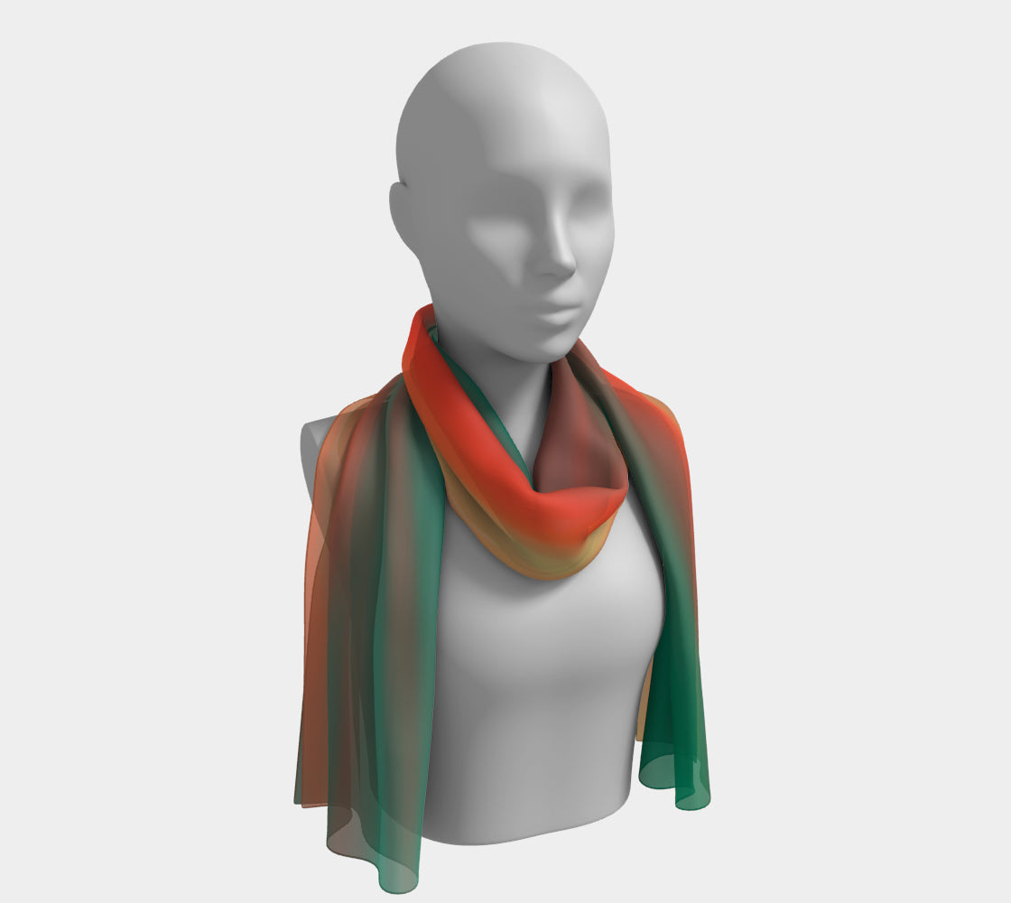 Autumn Sunrise | Long Scarf | Color Me Beautiful